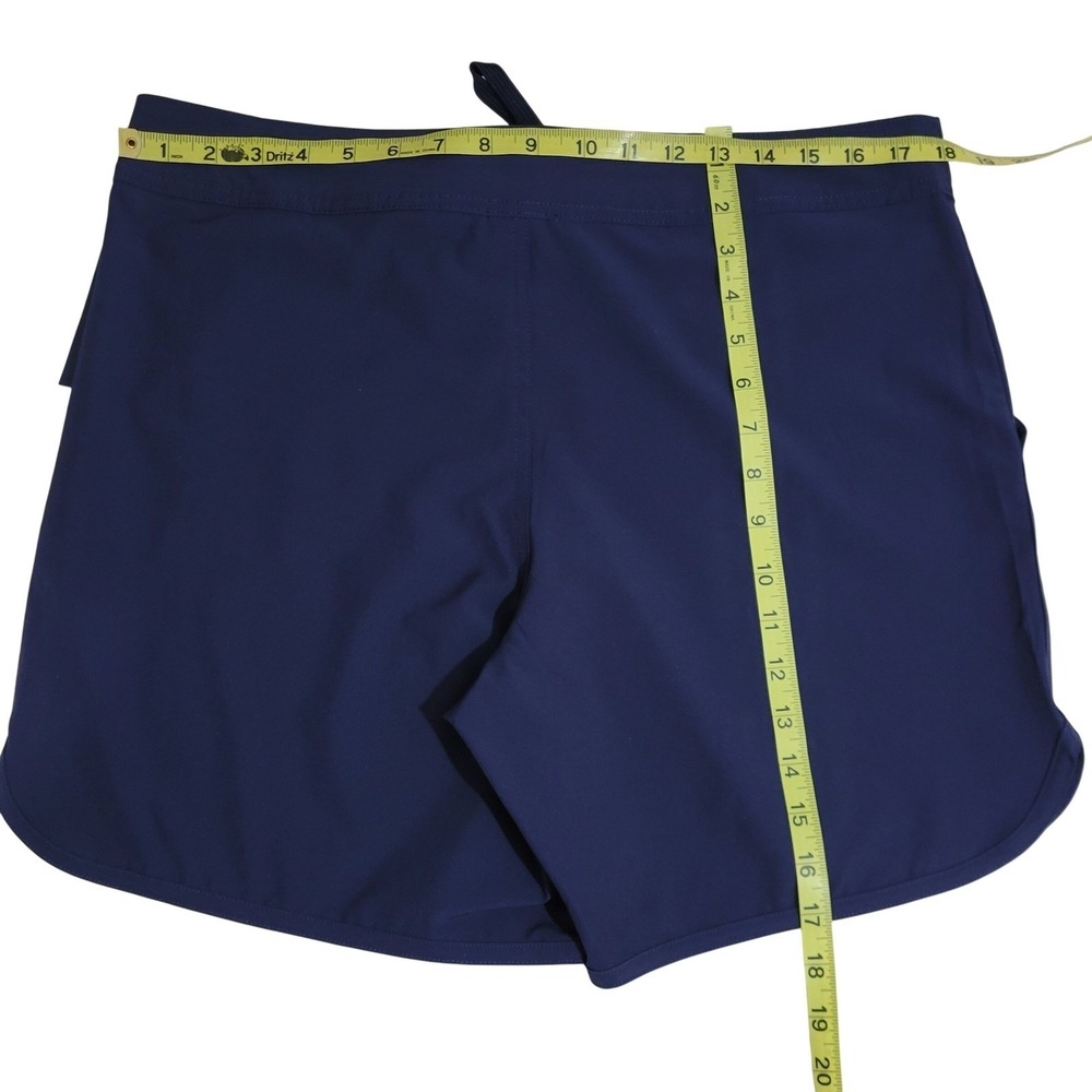Nautica Board Swim Shorts Women Medium Navy Blue 7" Inseam Pockets Quick Dry NEW - Picture 12 of 14